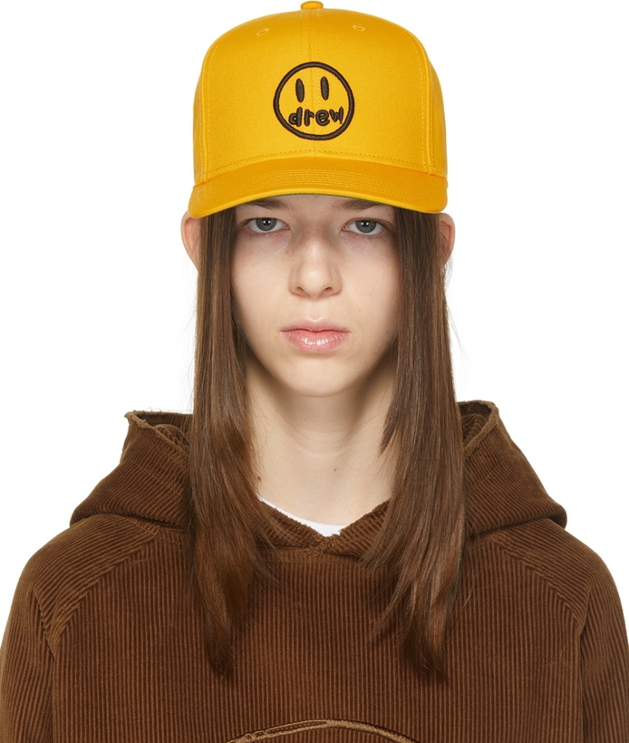 Photo: drew house SSENSE Exclusive Yellow Painted Mascot Cap