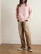 Visvim - Cotton and Cashmere-Blend Jersey Hoodie - Pink
