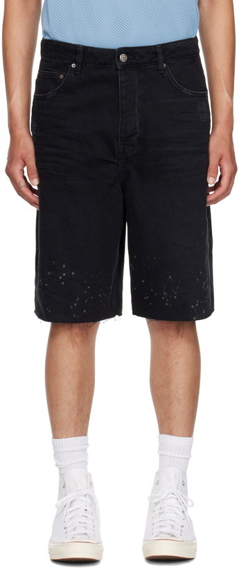 Photo: Ksubi Black Maxx Denim Shorts