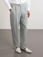 Favourbrook - Cooper Slim-Fit Linen Suit Trousers - Green