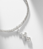 Yeprem Y-Couture 18kt white gold pendant necklace with diamonds
