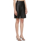 Georgia Alice Black Leather Margot Shorts