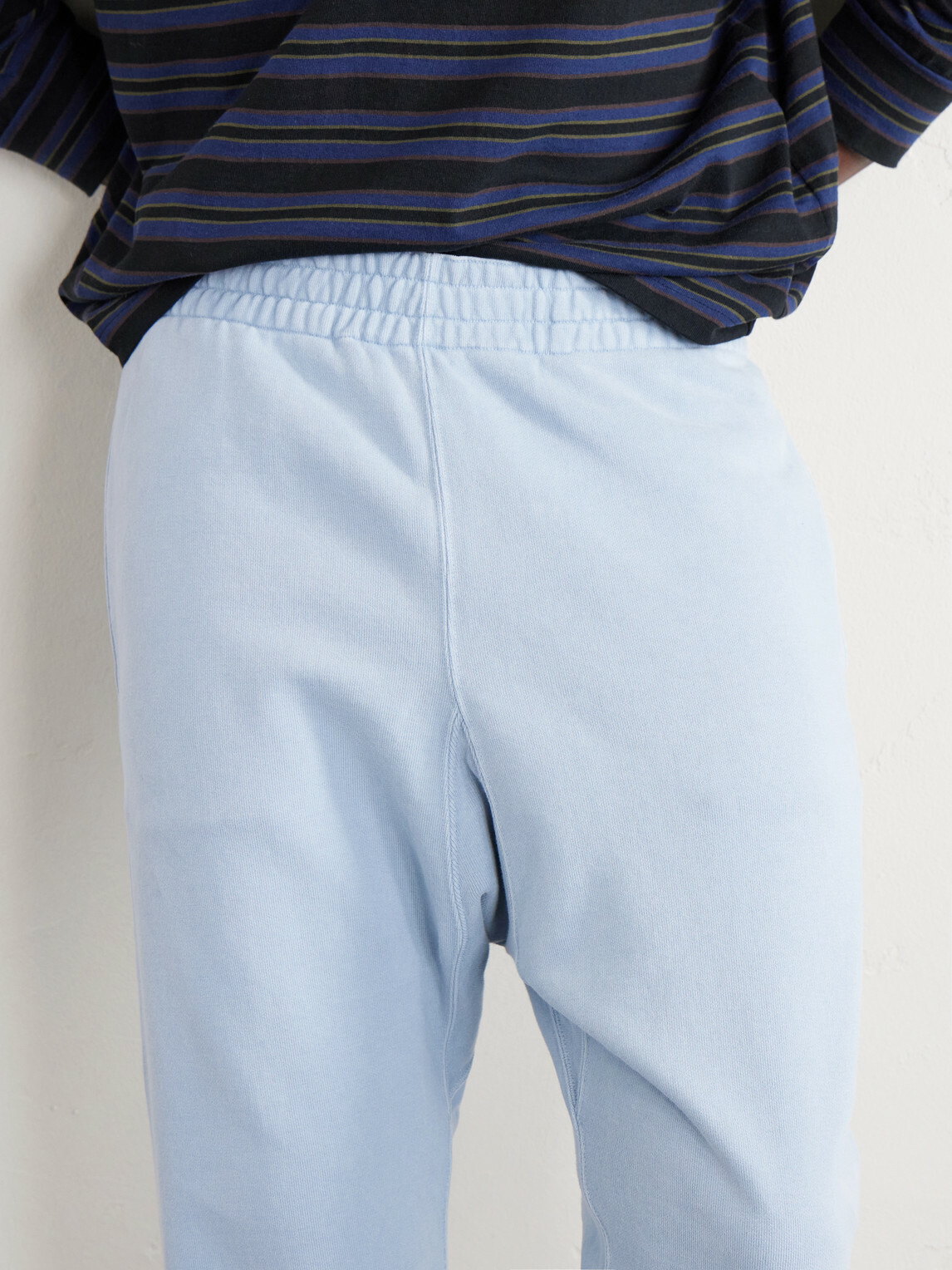 Remi Relief - Straight-Leg Cotton-Jersey Sweatpants - Blue