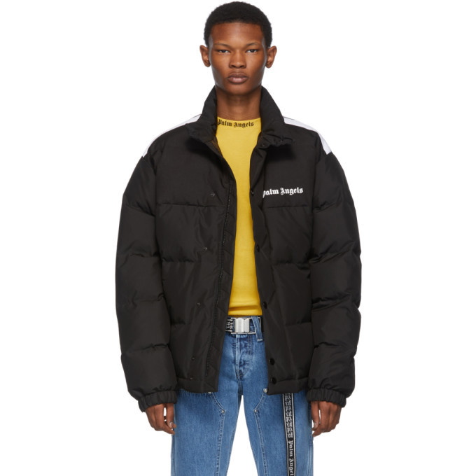 Photo: Palm Angels Black Down Track PufferJacket