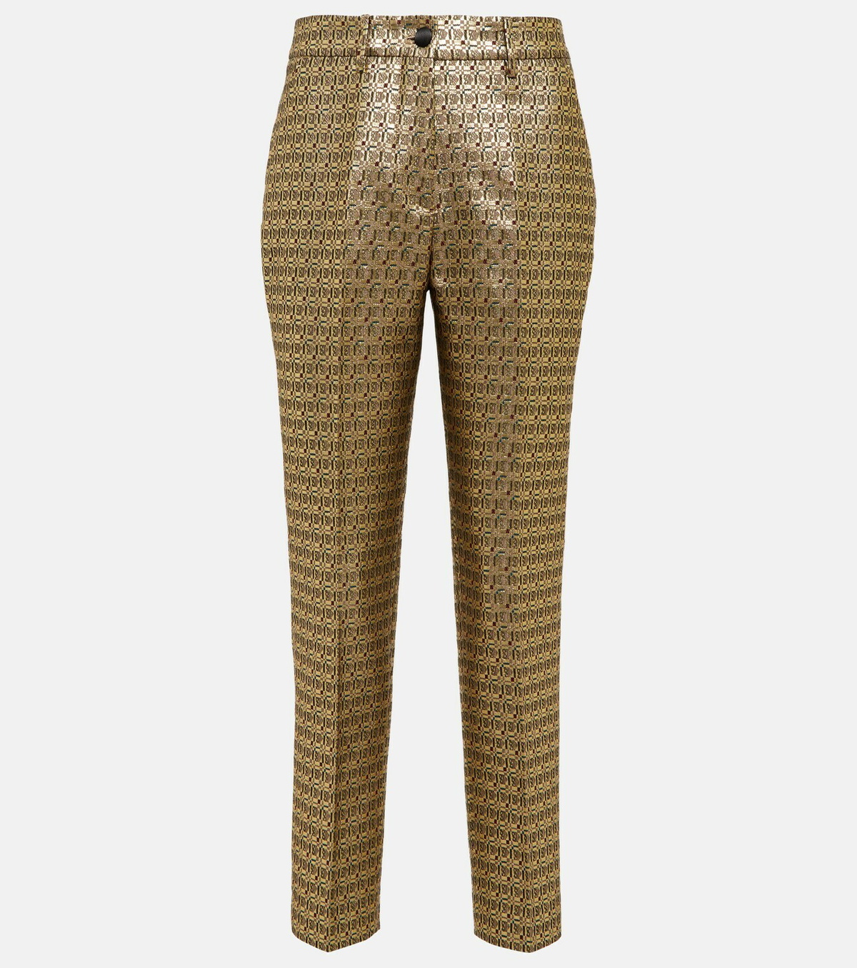 パンツ ETRO Printed Stretch Polyester Pant ETRO Printed high-rise straight-leg jeans | NET-A-PORTER