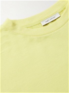 Ninety Percent - Boxy Organic Cotton-Jersey T-Shirt - Yellow