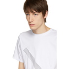 Saturdays NYC White Dotted Slash T-Shirt