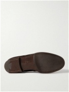 Dunhill - Audley Suede Penny Loafers - Brown