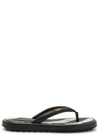 Tods Padded Leather Sandals Black
