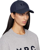 A.P.C. Navy Eden 'VPC' Cap