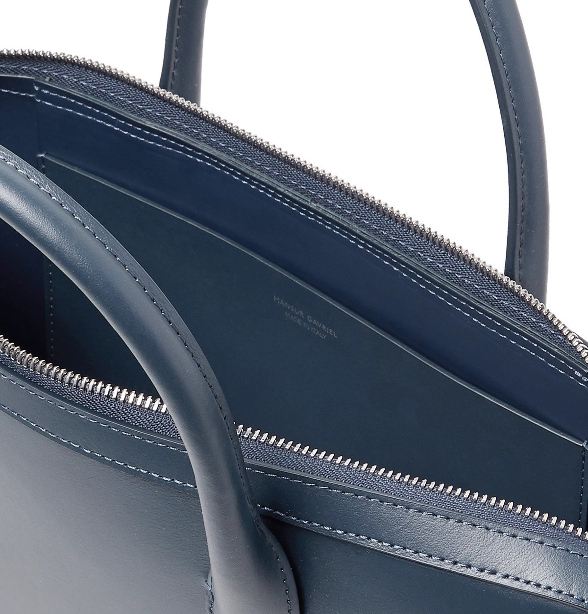 Mansur Gavriel - Leather Briefcase - Blue