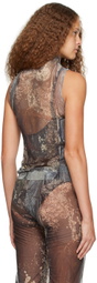 ELLISS Gray Rock Pool Tank Top