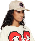 Vivienne Westwood Beige Marble Denim Baseball Cap