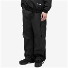 Anglan Men's Rib Nylon Mountain Cargo Pants in Black