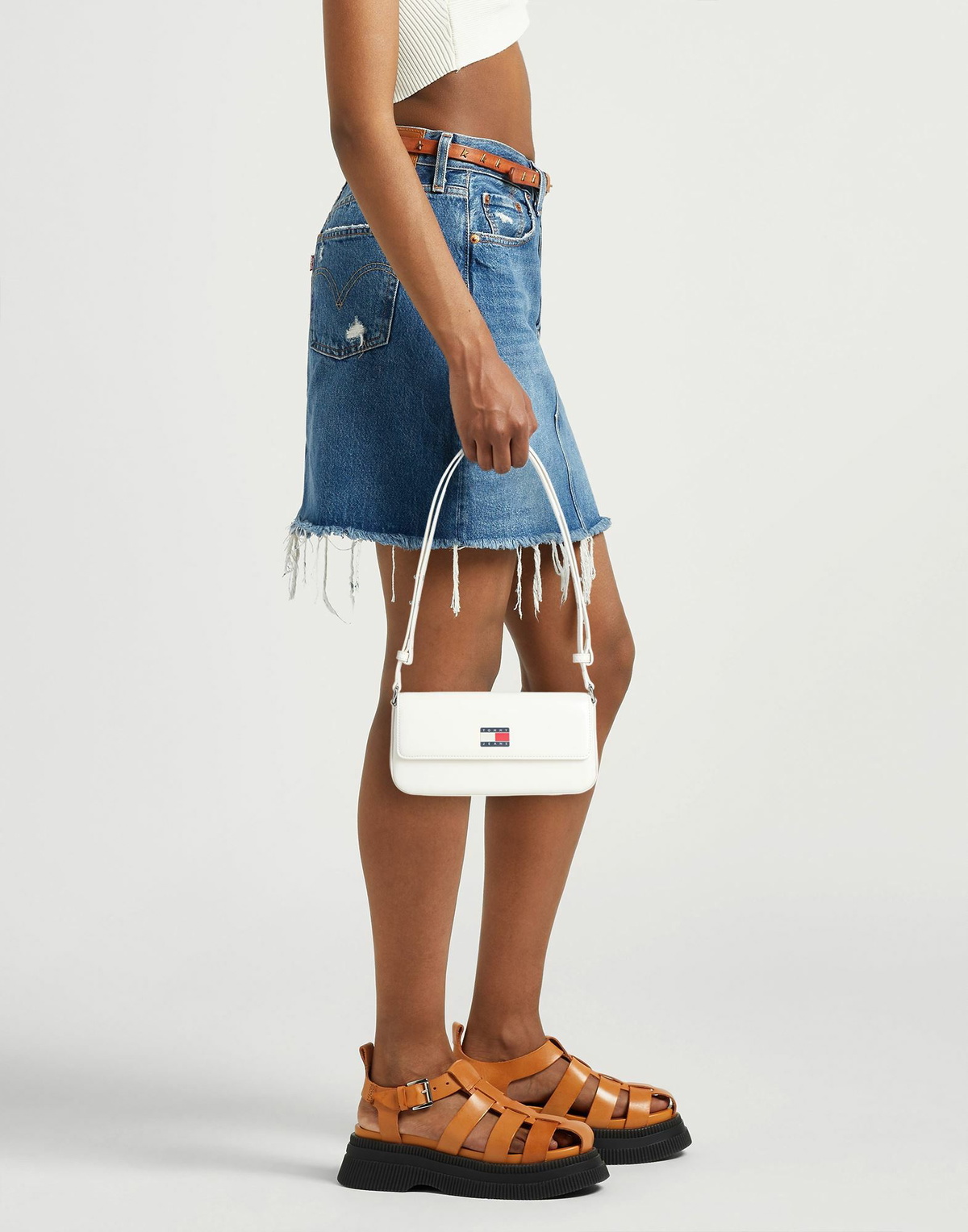 Tommy Jeans Womens Shoulder bag in White