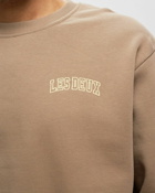 Les Deux Blake Sweatshirt Brown - Mens - Sweatshirts