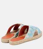 Missoni Harlow Zigzag espadrille slides