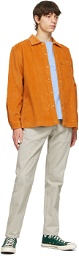 Levi's Vintage Clothing Orange Corduroy Shirt