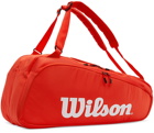 Wilson Red Super Tour 9-Pack Tennis Racket Bag