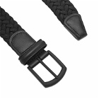 Anderson's Men's Andersons Elastic Weave Belt in Black