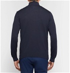 Kjus - Linard Wool-Blend Half-Zip Sweater - Blue
