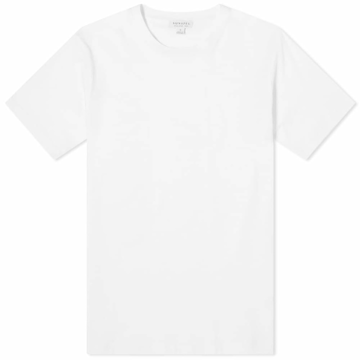 Photo: Sunspel Men's Organic Riviera T-Shirt in White