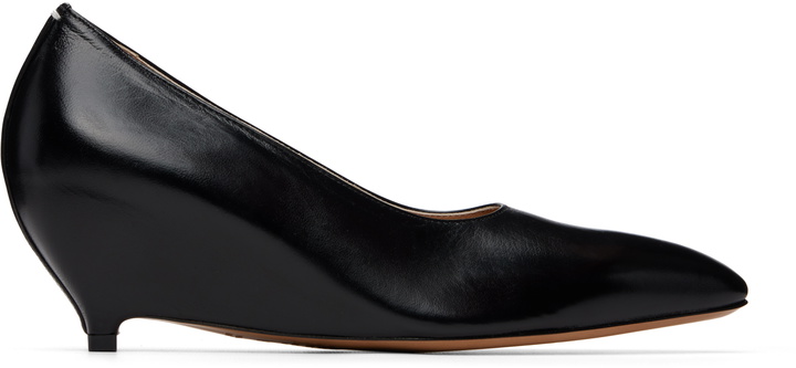 Photo: Maison Margiela Black Heel-Less Kitten Pump Heels