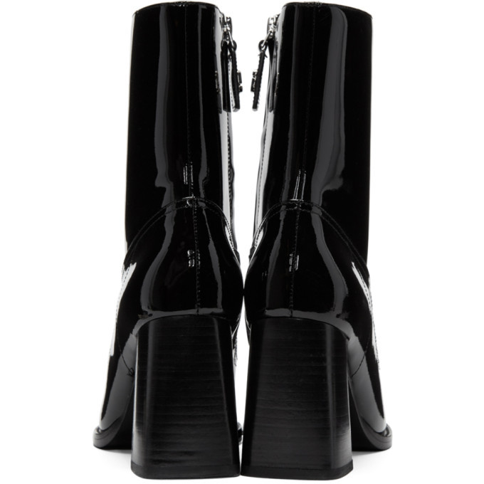 Marc Jacobs Black Patent Ross Boots