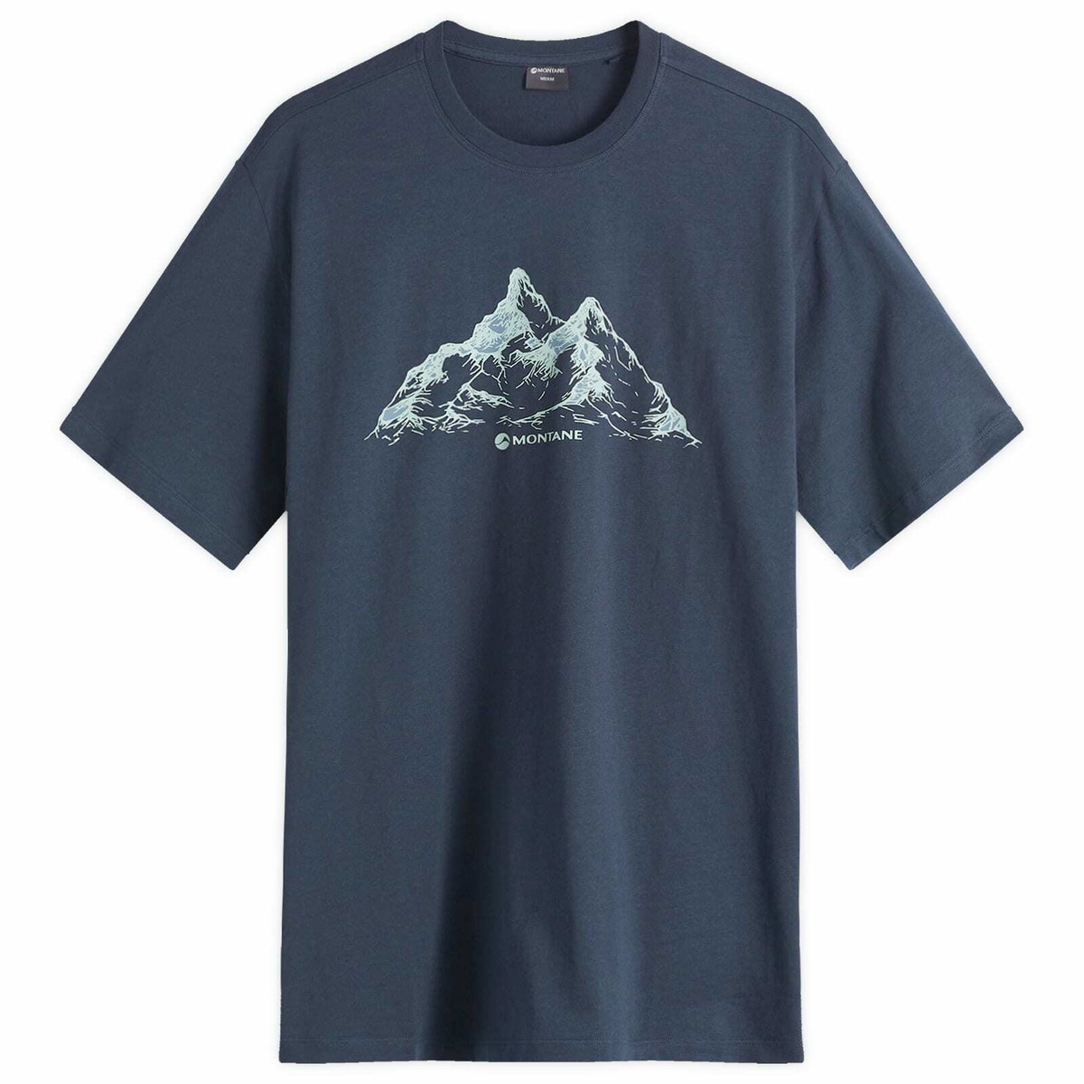 Montane Men's Dual Mountain T-Shirt in Eclipse Blue