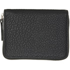 Maison Margiela Black Four Stitches Small Zip Wallet