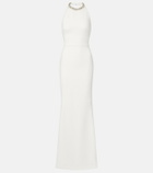 Givenchy Crystal-embellished open-back gown