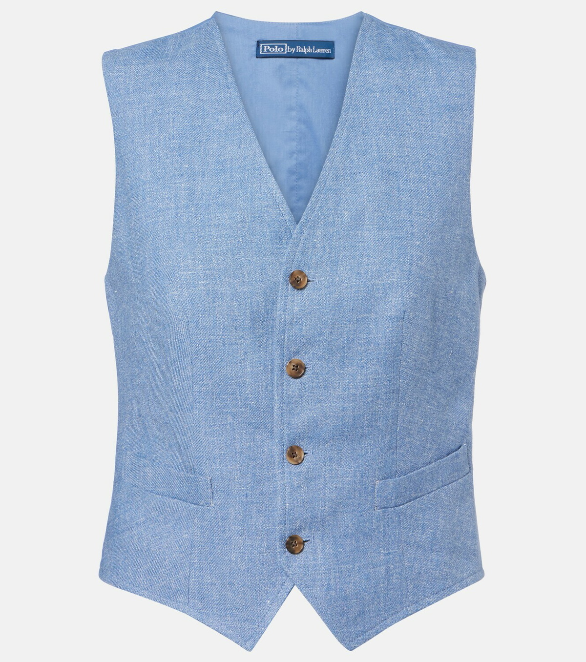 Polo Ralph Lauren Linen and cotton twill vest