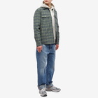 A.P.C. Men's Alex Check Shirt Jacket in Dark Green