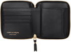 Comme des Garçons Wallets Black Outside Pocket Line Wallet