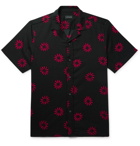 Club Monaco - Slim-Fit Camp-Collar Printed Cotton Shirt - Black