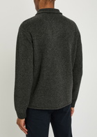 Frame Brushed Wool and Yak-blend Overshirt Charcoal