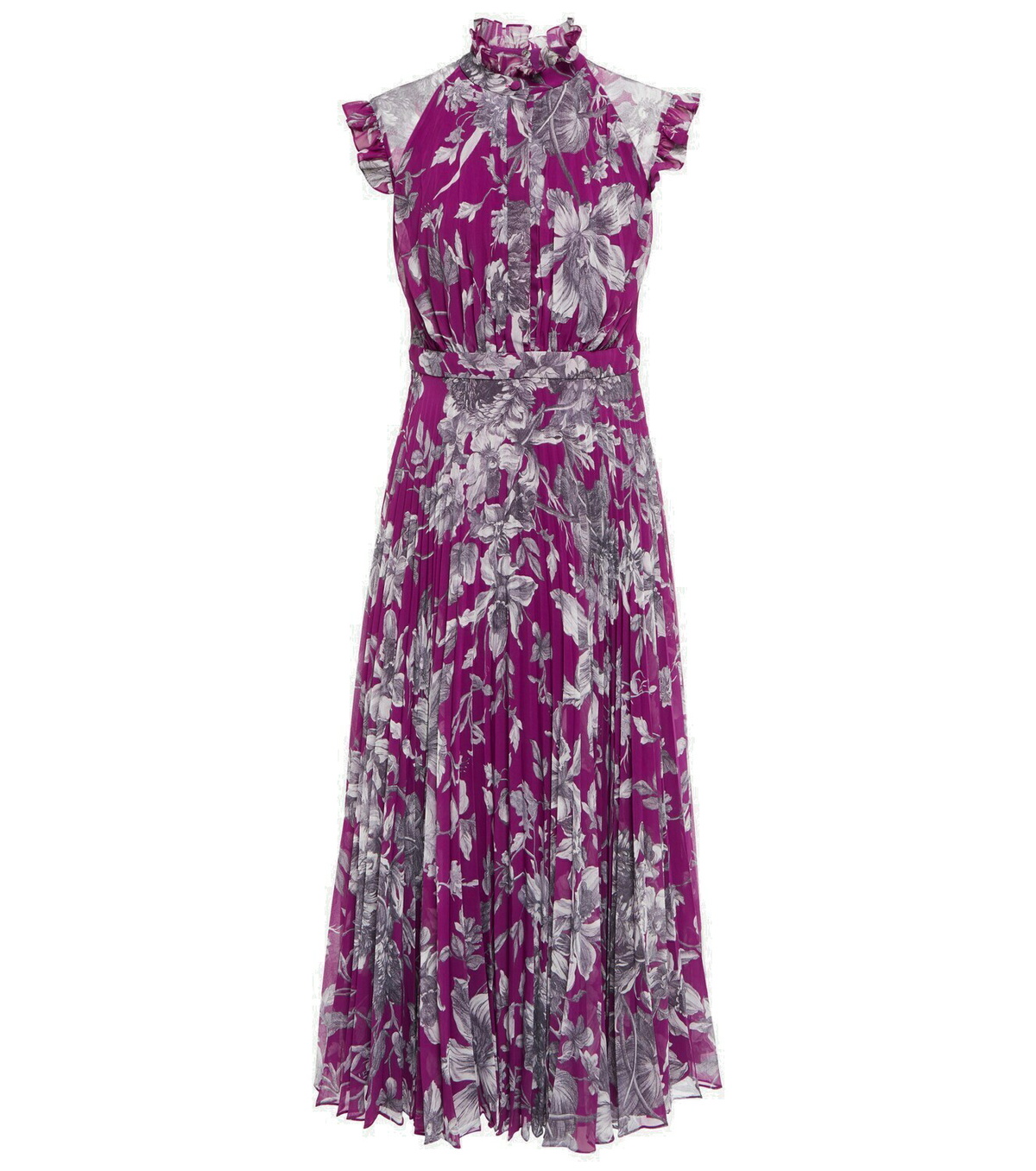 Erdem - Roisin voile midi dress Erdem