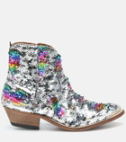 Golden Goose - Sequined cowboy boots