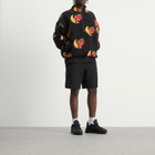 The North Face Men's x Sky High Farm Sherpa Fleece 1/2 Zip in Tnf Black/Strawberry Moon Print