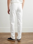 Kiton - Straight-Leg Cotton-Blend Trousers - White