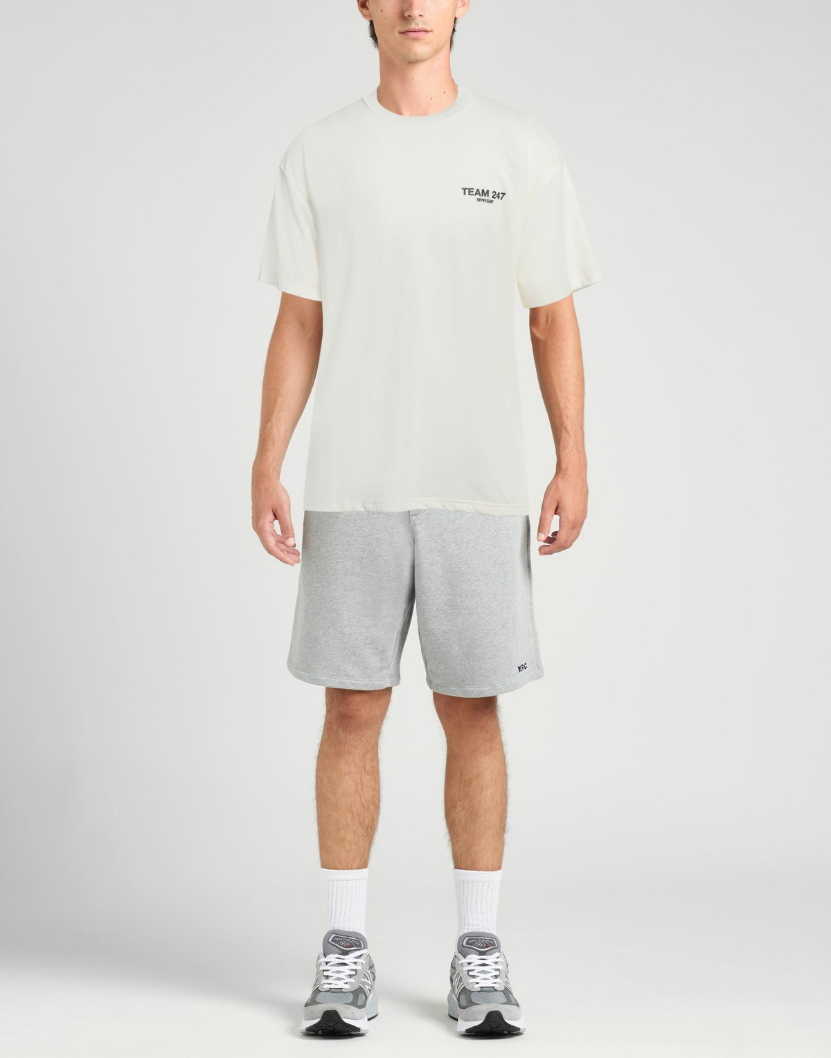 Represent Mens T-shirt Cream