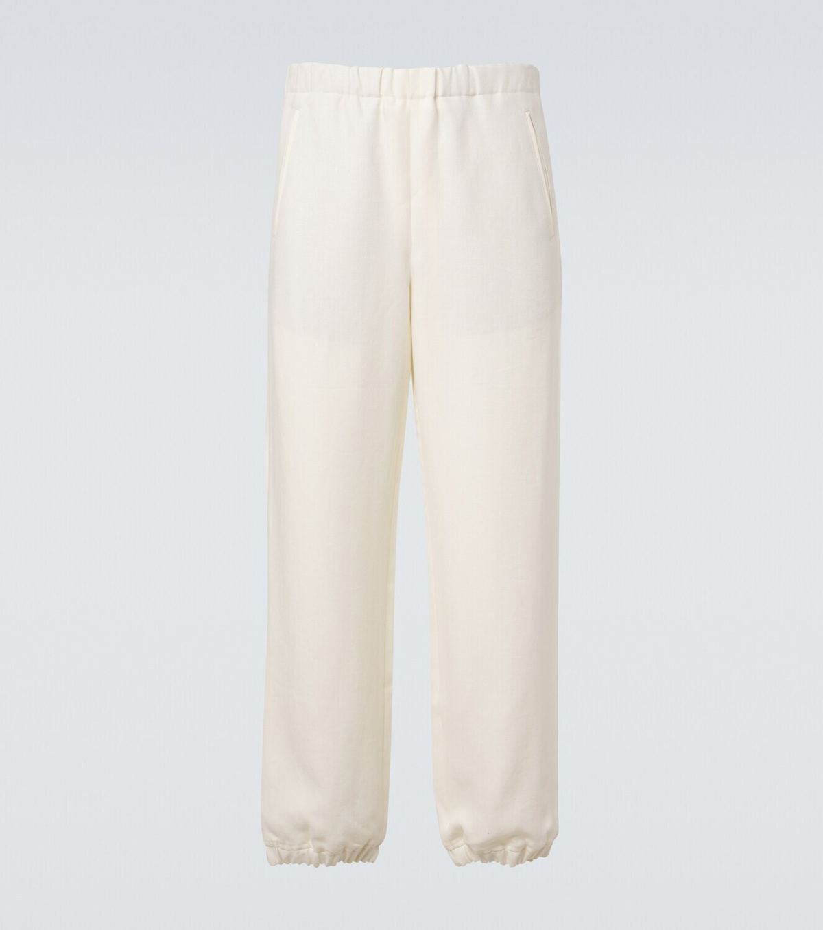 God's True Cashmere Linen sweatpants with amethyst