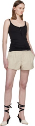 JACQUEMUS Beige 'The Amelo de-Nîmes' Denim Shorts