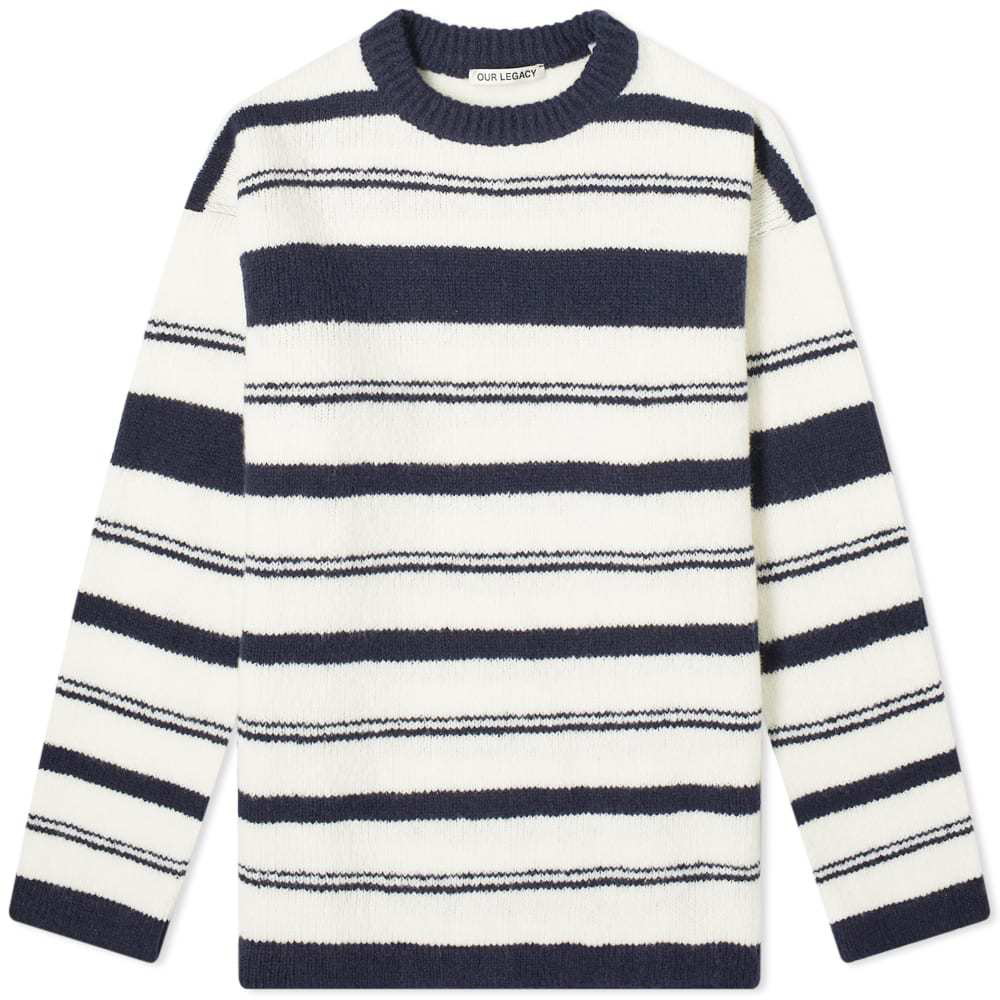 Our Legacy Sonar Striped Crew Knit Our Legacy