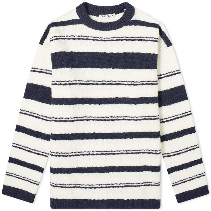 Photo: Our Legacy Sonar Striped Crew Knit