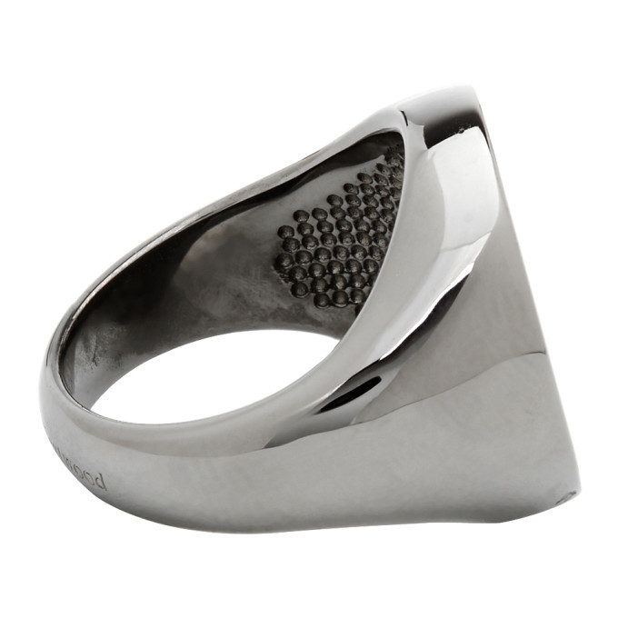 Vivienne Westwood Gunmetal Seal Ring Vivienne Westwood