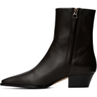 Aeyde Brown Baba Pointed Cowboy Boots