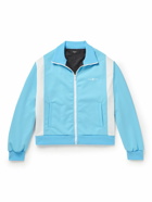 AMIRI - Always On Point Logo-Embroidered Jersey Zip-Up Track Jacket - Blue