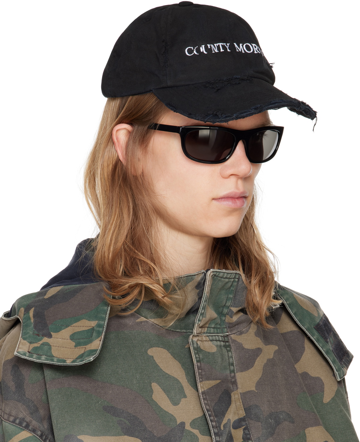 Alexander Digenova Black 'County Morgue' Cap