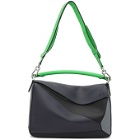 Loewe Blue and Green Puzzle Bag